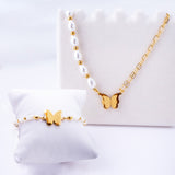 Lee Cooper Women's Jewellery Set Gold, LC.S.01813.130