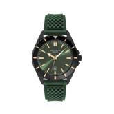 Lee Cooper, Men's, Analog Watch, Green Dial, with Silicone Band, LE-LC07361.675