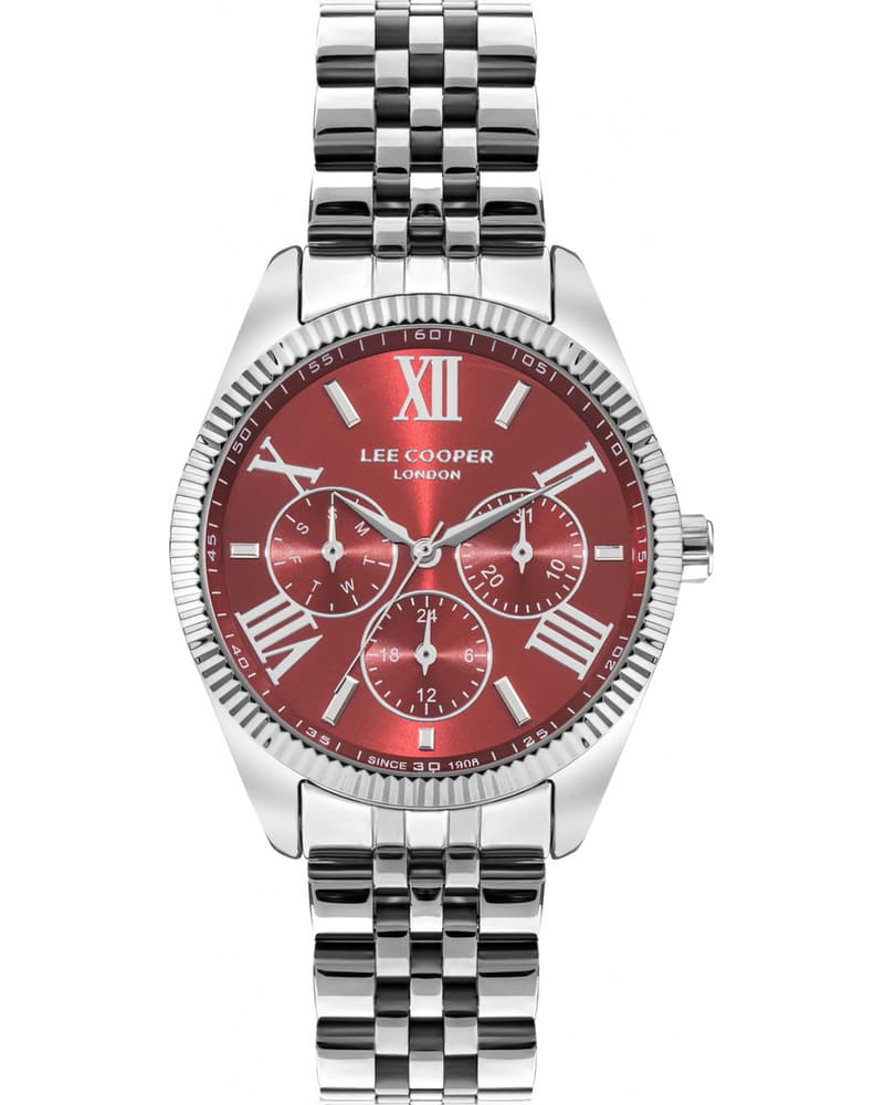 Lee Cooper LE-LC07811.390 silver dial women watch
