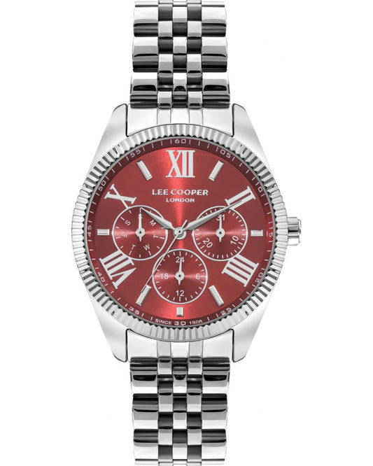 Lee Cooper, Men's, Analog Watch, Silver Dial, LE-LC07811.390
