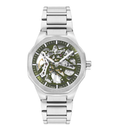 Lee Cooper, Men's, Analog Watch, Green Dial, with Stainless Steel Band, LE-LC07905.371