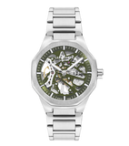 Lee Cooper, Men's, Analog Watch, Green Dial, with Stainless Steel Band, LE-LC07905.371