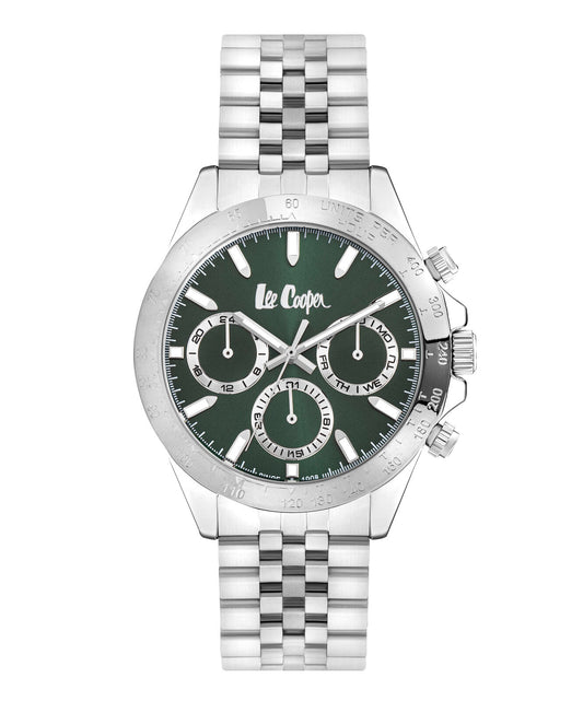 Lee Cooper, Men's, Analog Watch, Silver Dial, LE-LC07963.370