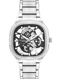 Lee Cooper Men's Analog  Watch Black Dial With Silver Metal Band,LC07974.350
