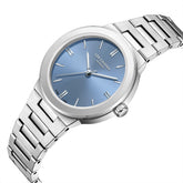 Lee Cooper Women's Analog Watch with Blue Dial and Stainless Steel Band, LC08133.300