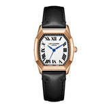 Lee Cooper Women's Analog Watch White Dial With Black Leather Strap,LC08202.431