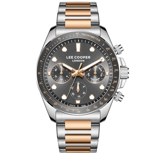 Lee Cooper, Men's, Analog Watch, Silver Dial, LE-LC08215.560