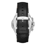 Lee Cooper Men's Multifunction Watch with Black Dial and Black Leather Band, LC08223.551