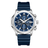 Lee Cooper Men's  Multifunction Watch Dark Blue Dial With Dark Blue SiliconeStrap,LC08238.399
