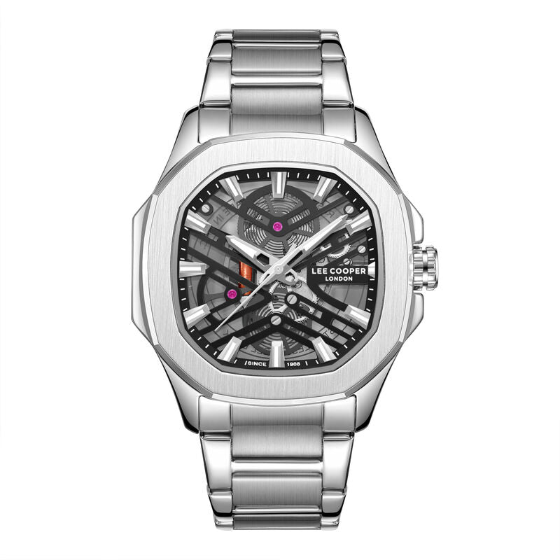Lee Cooper, Men's, Analog Watch, Black Dial, with Stainless Steel Band, LE-LC08246.350