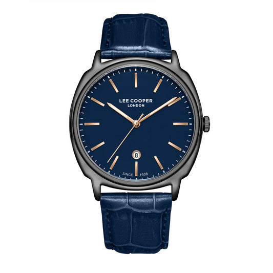 Lee Cooper, Men's, Analog Watch, Blue Dial, with Leather Band, LE-LC08248.099
