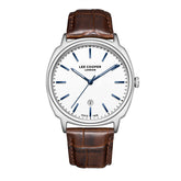 Lee Cooper, Men's, Analog Watch, Silver Dial, with Leather Band, LE-LC08248.332