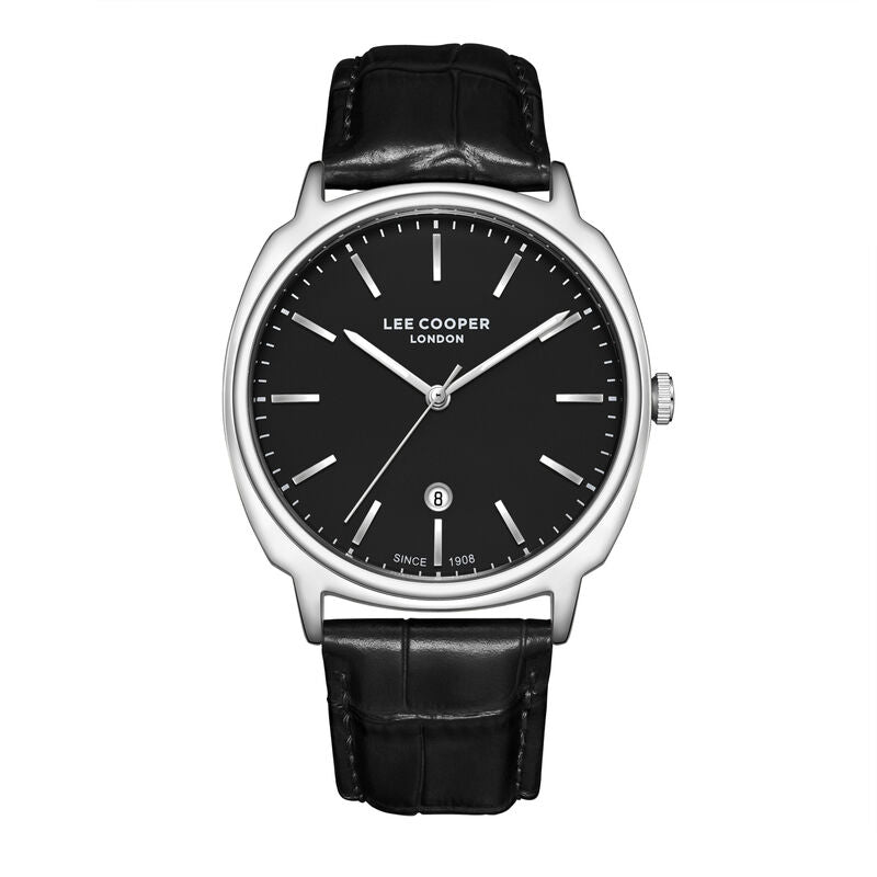 Lee Cooper, Men's, Analog Watch, Black Dial, with Leather Band, LE-LC08248.351