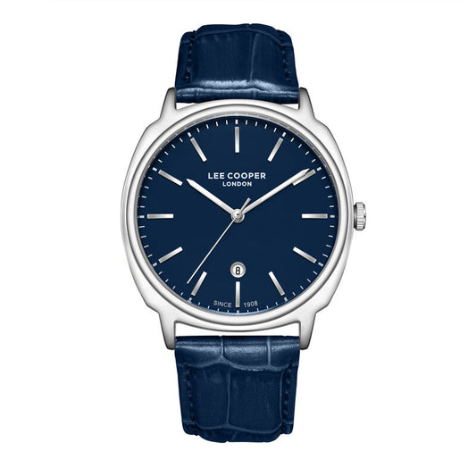 Lee Cooper, Men's, Analog Watch, Blue Dial, with Leather Band, LE-LC08248.399