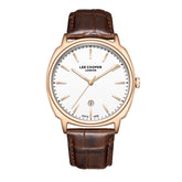 Lee Cooper, Men's, Analog Watch, Silver Dial, with Leather Band, LE-LC08248.432