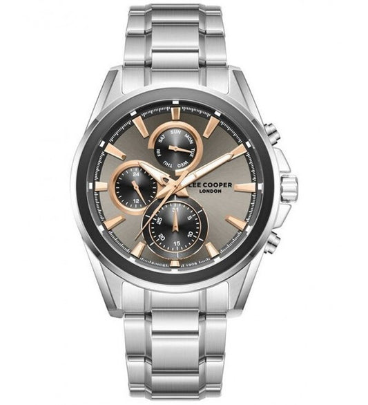 Lee Cooper, Men's, Analog Watch, Silver Dial, LE-LC08249.360