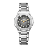 Lee Cooper Women's Analog Watch Beige Dial With Silver Metal Band,LC08258.360