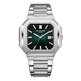 Lee Cooper, Men's, Analog Watch, Green Dial, with Stainless Steel Band, LE-LC08269.370