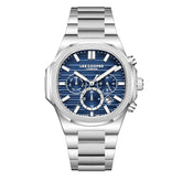 Lee Cooper, Men's, Analog Watch, Blue Dial, with Stainless Steel Band, LE-LC08272.390