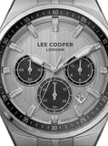 Lee Cooper Men's Multifunction Watch with Silver Dial and Stainless Steel Band, LC08273.320