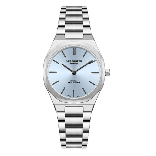 Lee Cooper, Men's, Analog Watch, Blue Dial, with Stainless Steel Band, LE-LC08276.300