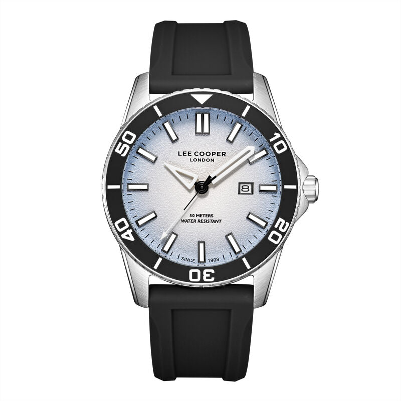 Lee Cooper, Men's, Analog Watch, Blue Dial, with Silicone Band, LE-LC08278.301