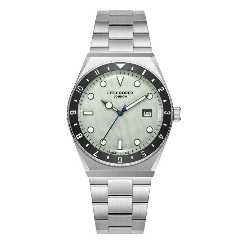 Lee Cooper, Men's, Analog Watch, Green Dial, with Stainless Steel Band, LE-LC08284.300