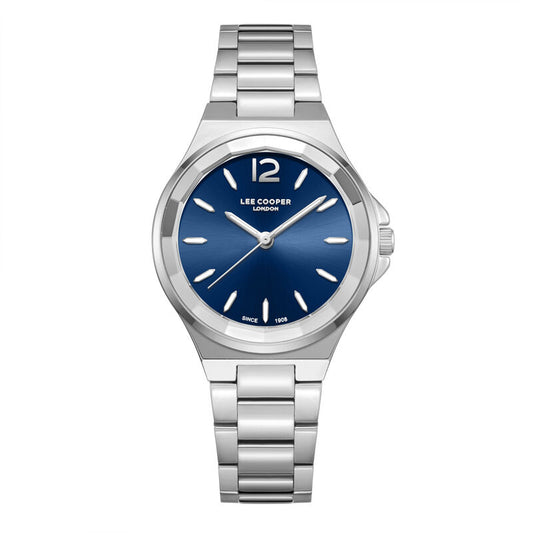 Lee Cooper, Men's, Analog Watch, Blue Dial, with Stainless Steel Band, LE-LC08286.390
