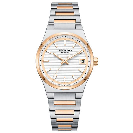 Lee Cooper, Men's, Analog Watch, Silver Dial, with Stainless Steel Band, LE-LC08289.530