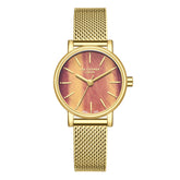 Lee Cooper women analog watch, brown dial with mesh strap, model LE-LC08292.140, Bahrain