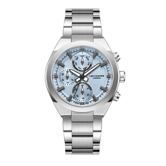 Lee Cooper, Men's, Analog Watch, Blue Dial, with Stainless Steel Band, LE-LC08294.300