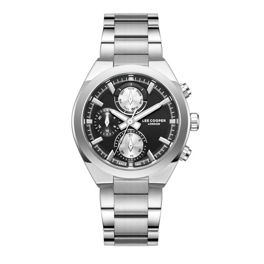 Lee Cooper, Men's, Analog Watch, Black Dial, with Stainless Steel Band, LE-LC08294.350