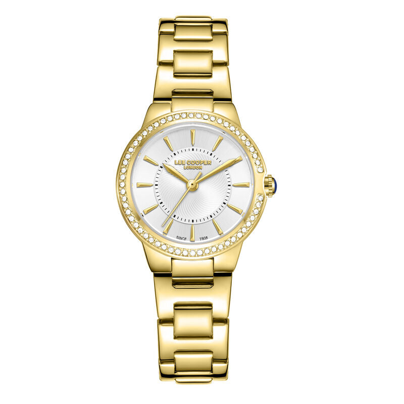 Lee Cooper, Men's, Analog Watch, Silver Dial, with Stainless Steel Band, LE-LC08295.130