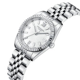 Lee Cooper Women's Analog Watch Mother of Pearl Dial with Stainless Steel Strap, LC08303.320