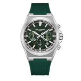 Lee Cooper, Men's, Analog Watch, Green Dial, with Silicone Band, LE-LC08304.355