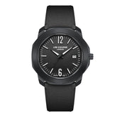 Lee Cooper men analog watch, black dial with silicone band, model LE-LC08312.651, Bahrain