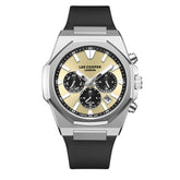 Lee Cooper, Men's, Analog Watch, Gold Dial, with Silicone Band, LE-LC08313.311