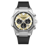 Lee Cooper, Men's, Analog Watch, Gold Dial, with Silicone Band, LE-LC08313.311