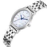 Lee Cooper Women's Analog Watch Mother of Pearl Dial with Stainless Steel Strap, LC08319.320
