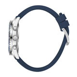Lee Cooper Men's Multifunction Watch with Dark Blue Dial and Dark Blue Silicone Band, LC08335.399