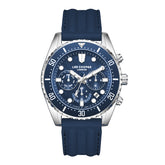 Lee Cooper Men's Multifunction Watch with Dark Blue Dial and Dark Blue Silicone Band, LC08335.399