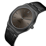 Lee Cooper Men's Analog Watch with Grey Dial and Black Leather Band, LC08336.061
