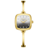 Lee Cooper Women's Analog Watch with Brown Dial and Gold Stainless Steel Band, LC08353.140