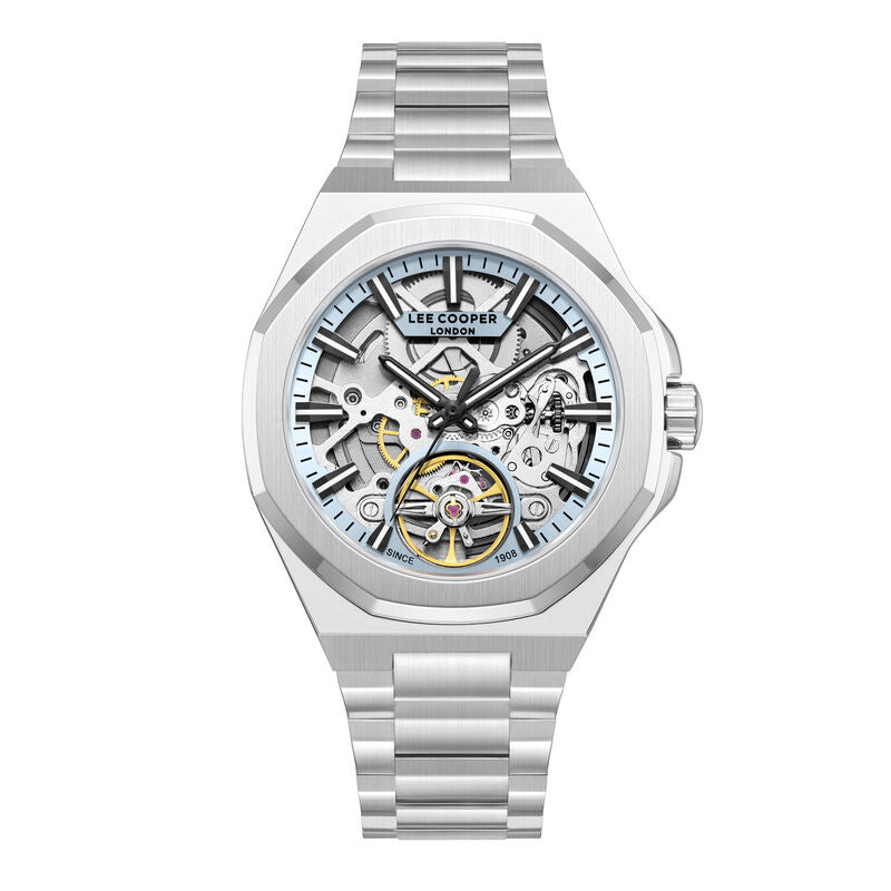 Lee Cooper, Men's, Analog Watch, Blue Dial, with Stainless Steel Band, LE-LC08368.300