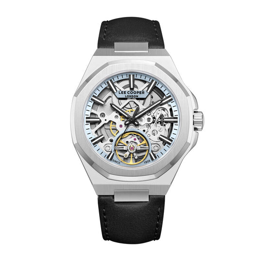 Lee Cooper, Men's, Analog Watch, Blue Dial, with Leather Band, LE-LC08369.301