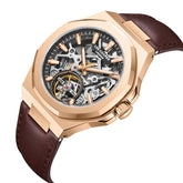 Lee Cooper, Men's, Analog Watch, Gold Dial, with Leather Band, LE-LC08369.454