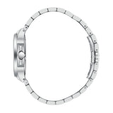 Lee Cooper Men's Date Analog Watch with Gunmetal Black Dial and Stainless Steel Band, LC08395.350