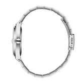 Lee Cooper Men's Date Analog Watch with Silver Dial and Stainless Steel Band, LC08397.330