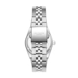 Lee Cooper Men's Date Analog Watch with Black Dial and Stainless Steel Band, LC08397.350