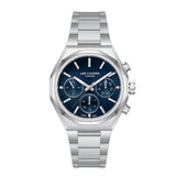 Lee Cooper Men's Multifunction Watch with Dark Blue Dial and Stainless Steel Band, LC08402.390